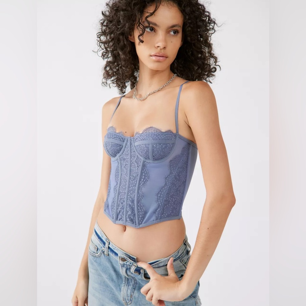 Urban Outfitters Blue Corset